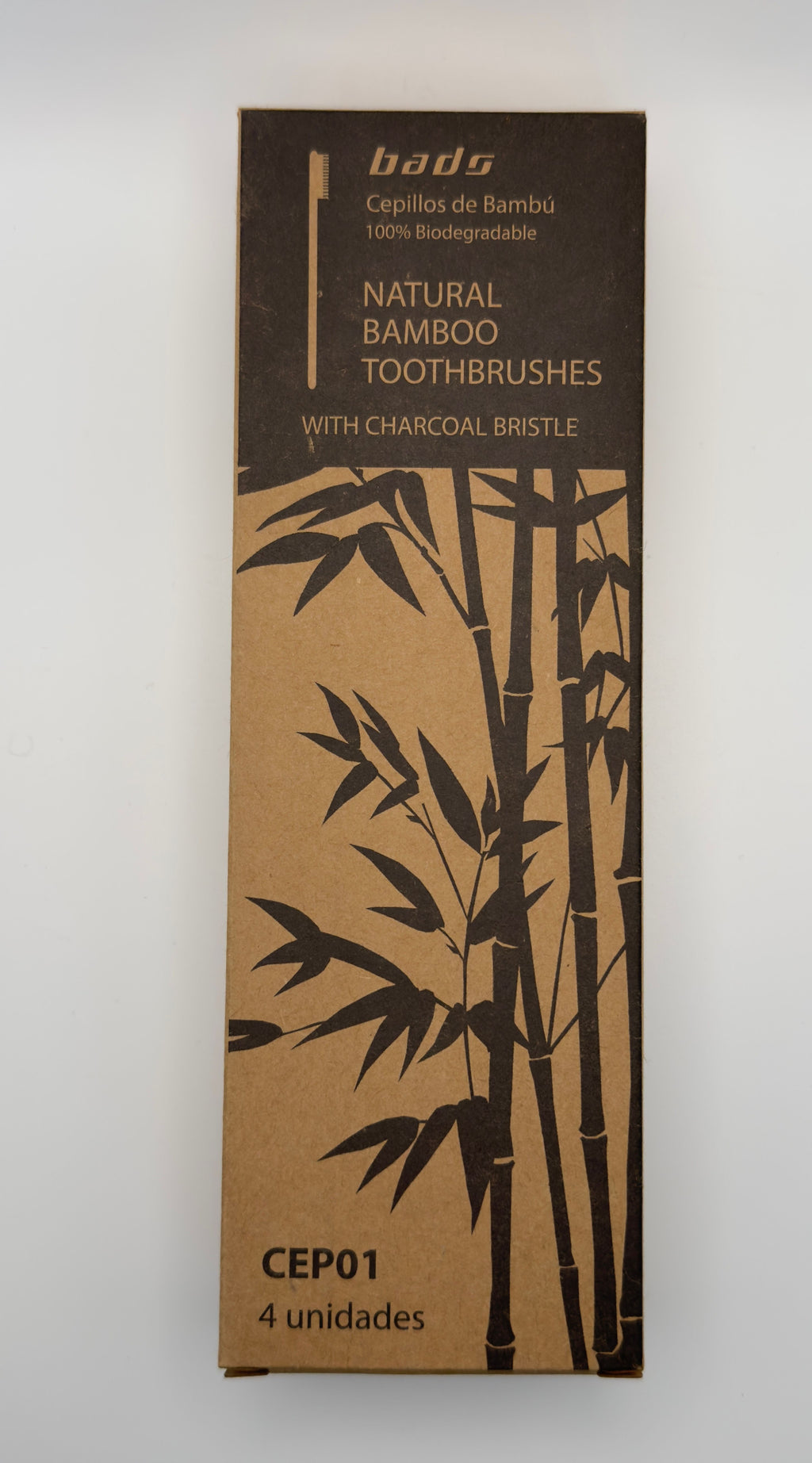 NATURAL BAMBOO BRUSH 4 UNITS