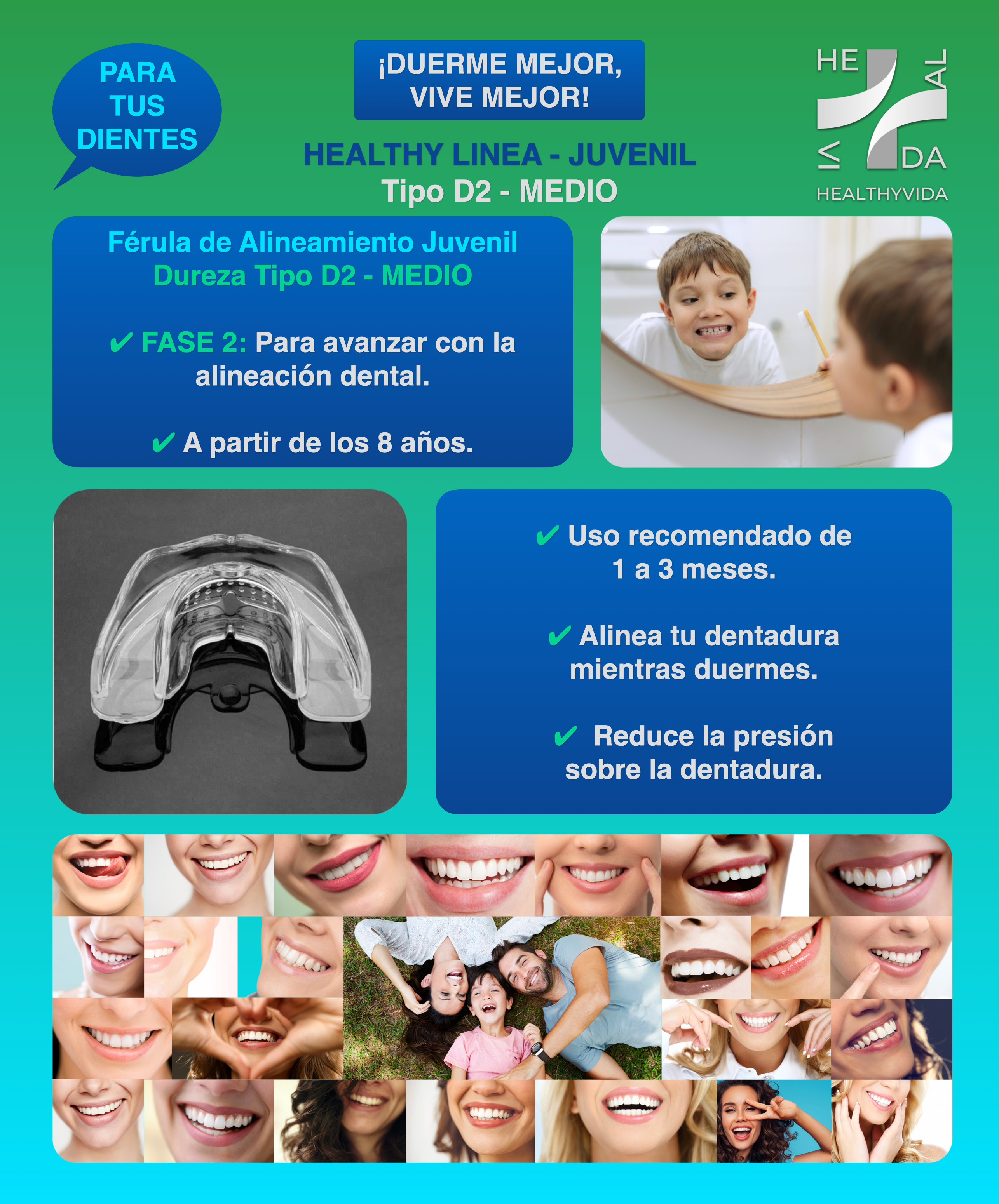 HEALTHY LINE - DENTAL ALIGNMENT - YOUTH OR ADULT