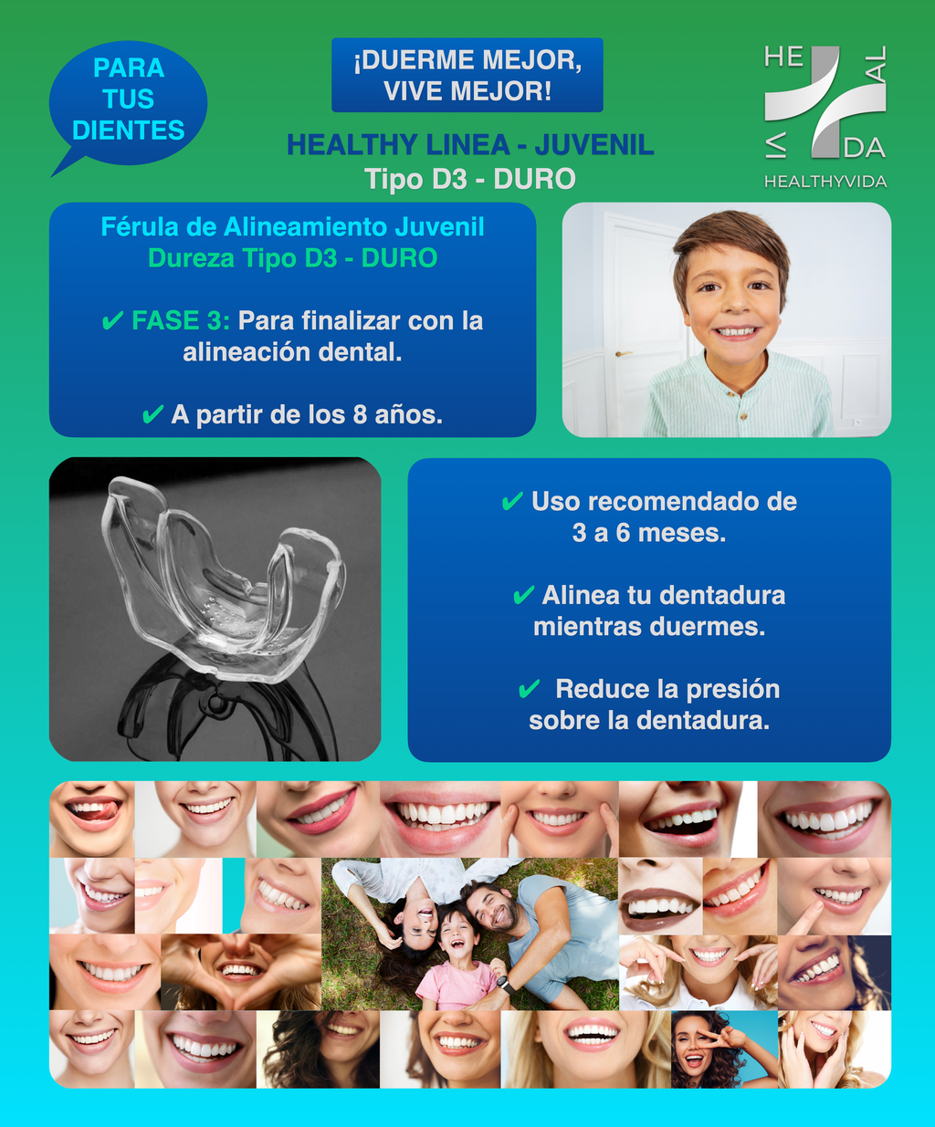 HEALTHY LINE - DENTAL ALIGNMENT - YOUTH OR ADULT