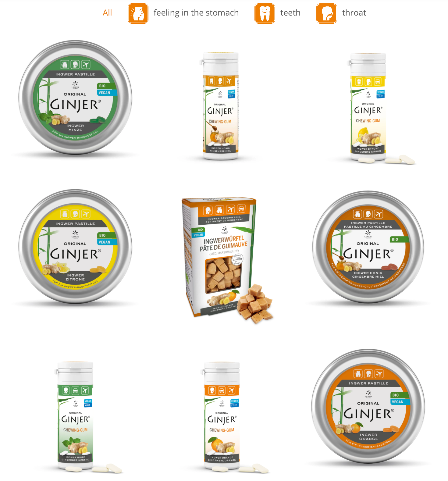 GINJER - LOZENGES