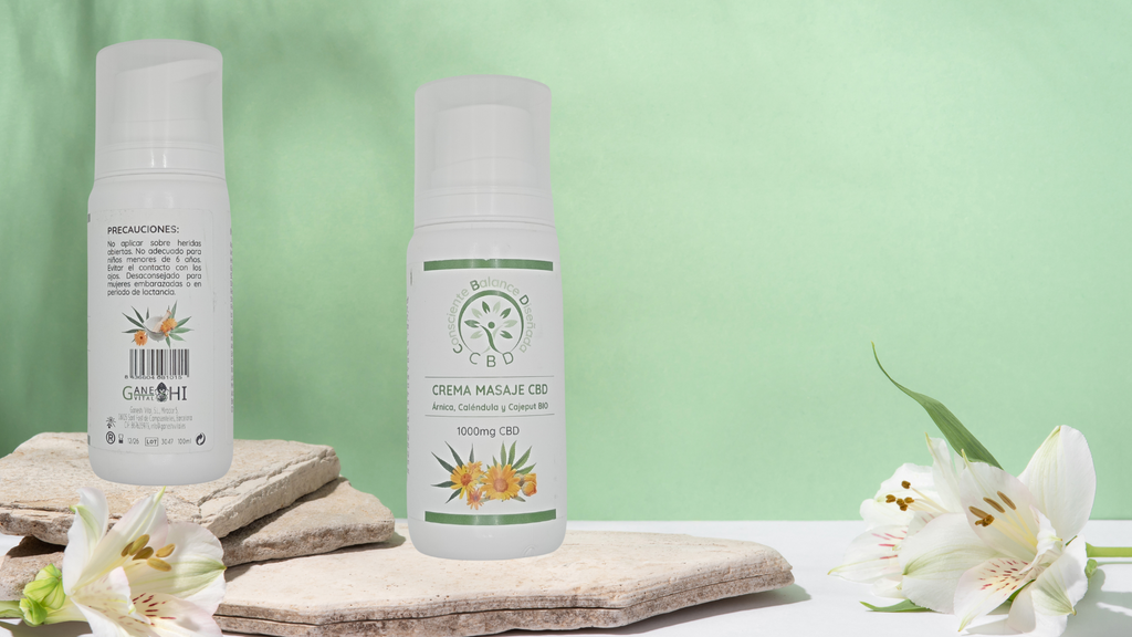 CBD AND ARNICA MASSAGE CREAM BIO 100 ML