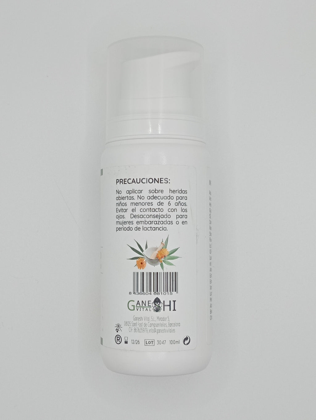 CBD AND ARNICA MASSAGE CREAM BIO 100 ML