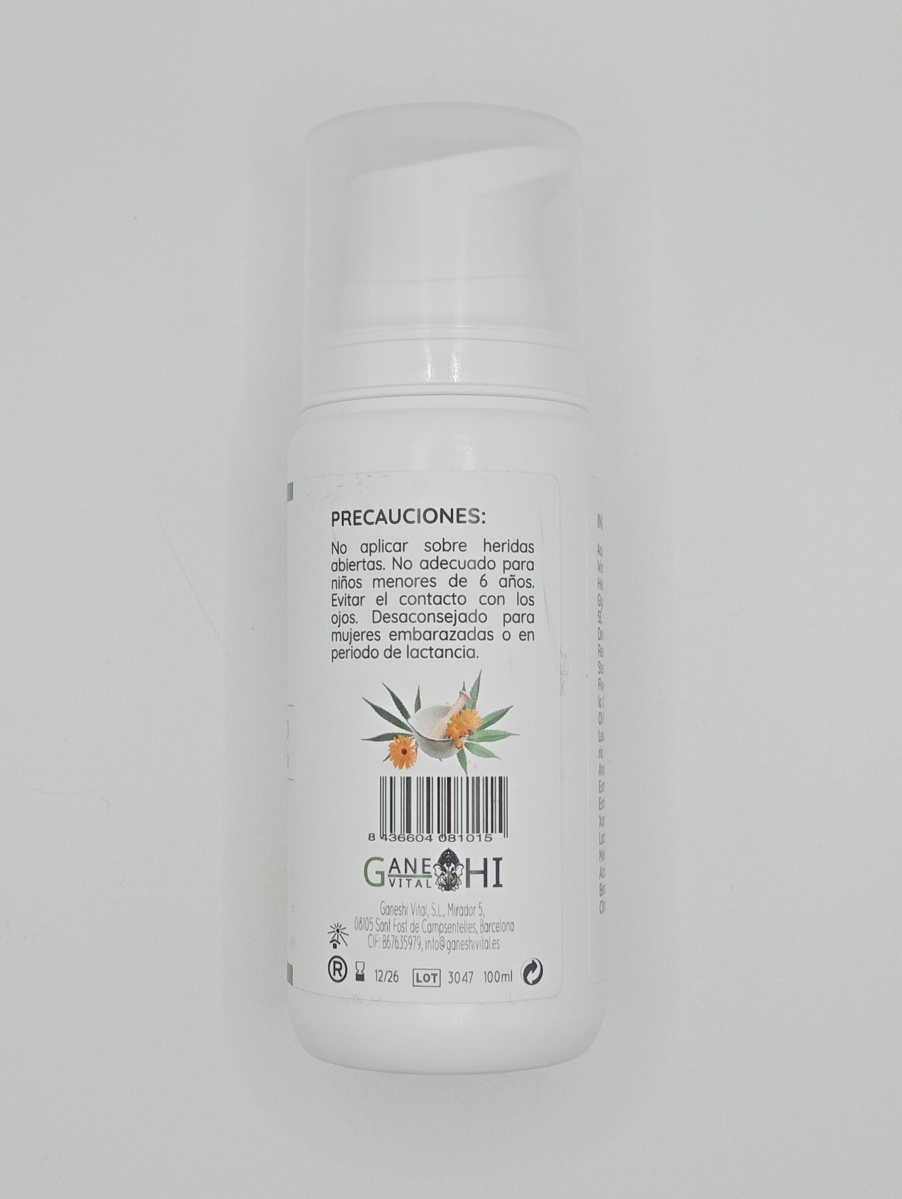 CBD AND ARNICA MASSAGE CREAM BIO 100 ML