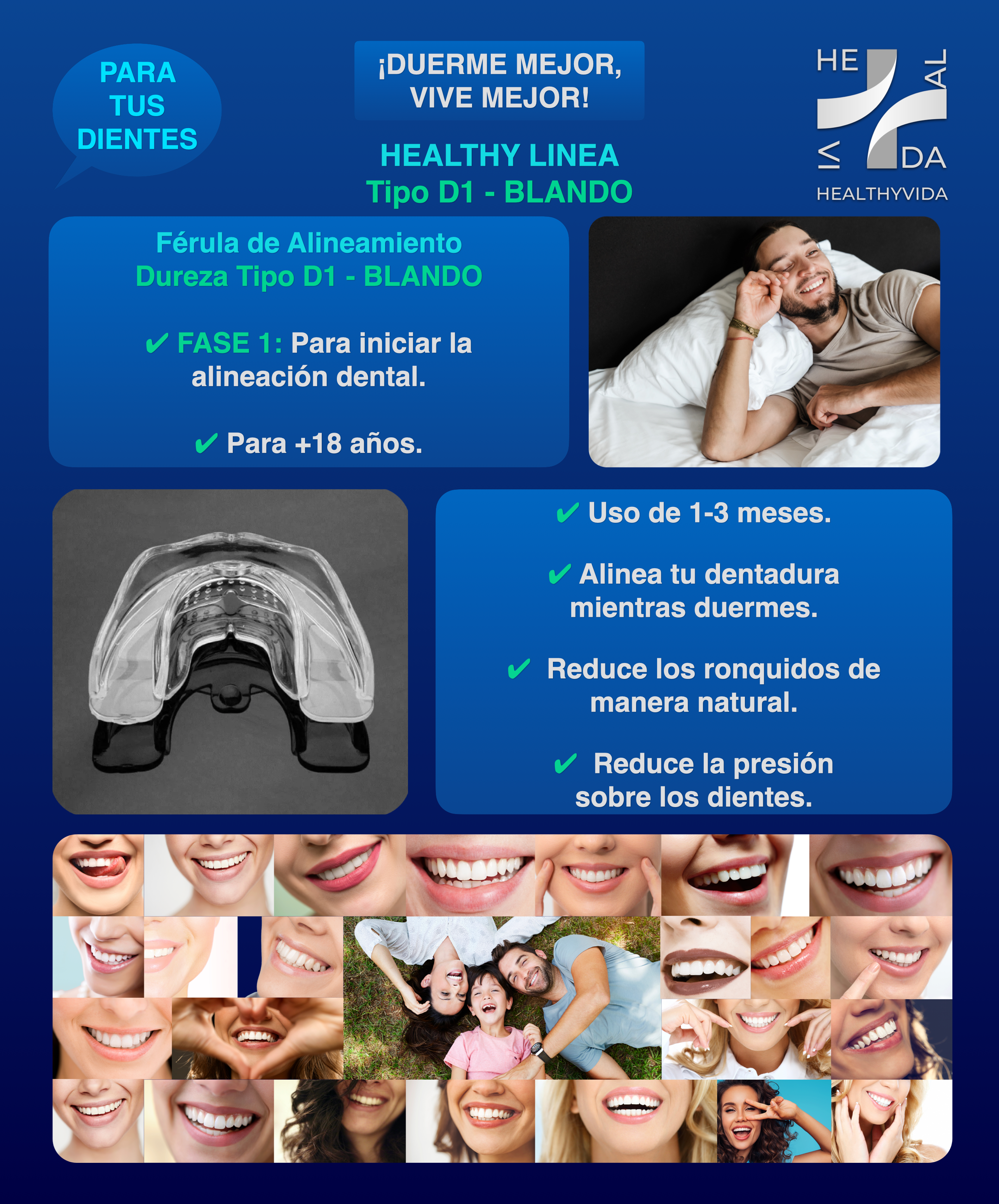 HEALTHY LINE - DENTAL ALIGNMENT - YOUTH OR ADULT