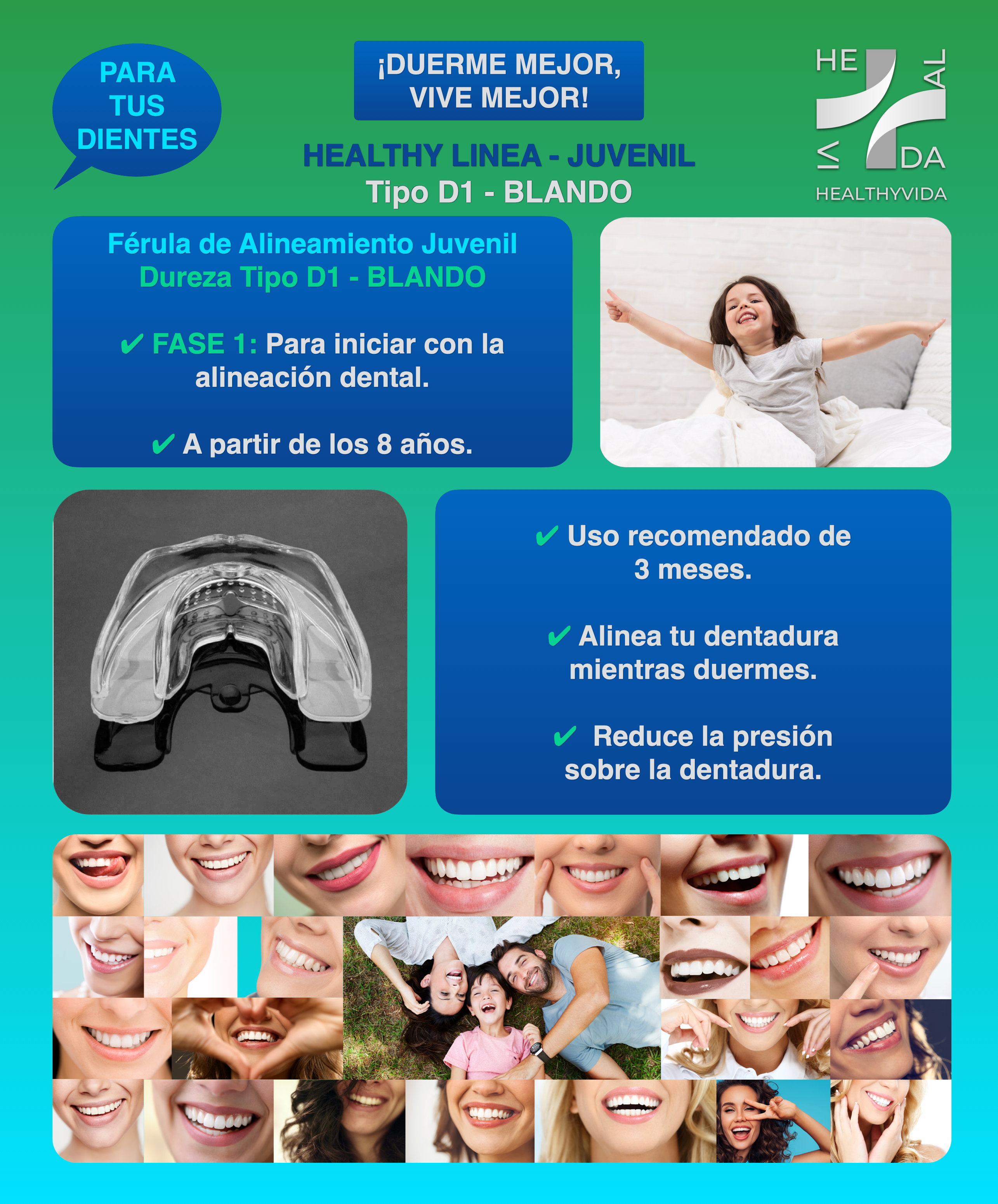 HEALTHY LINE - DENTAL ALIGNMENT - YOUTH OR ADULT