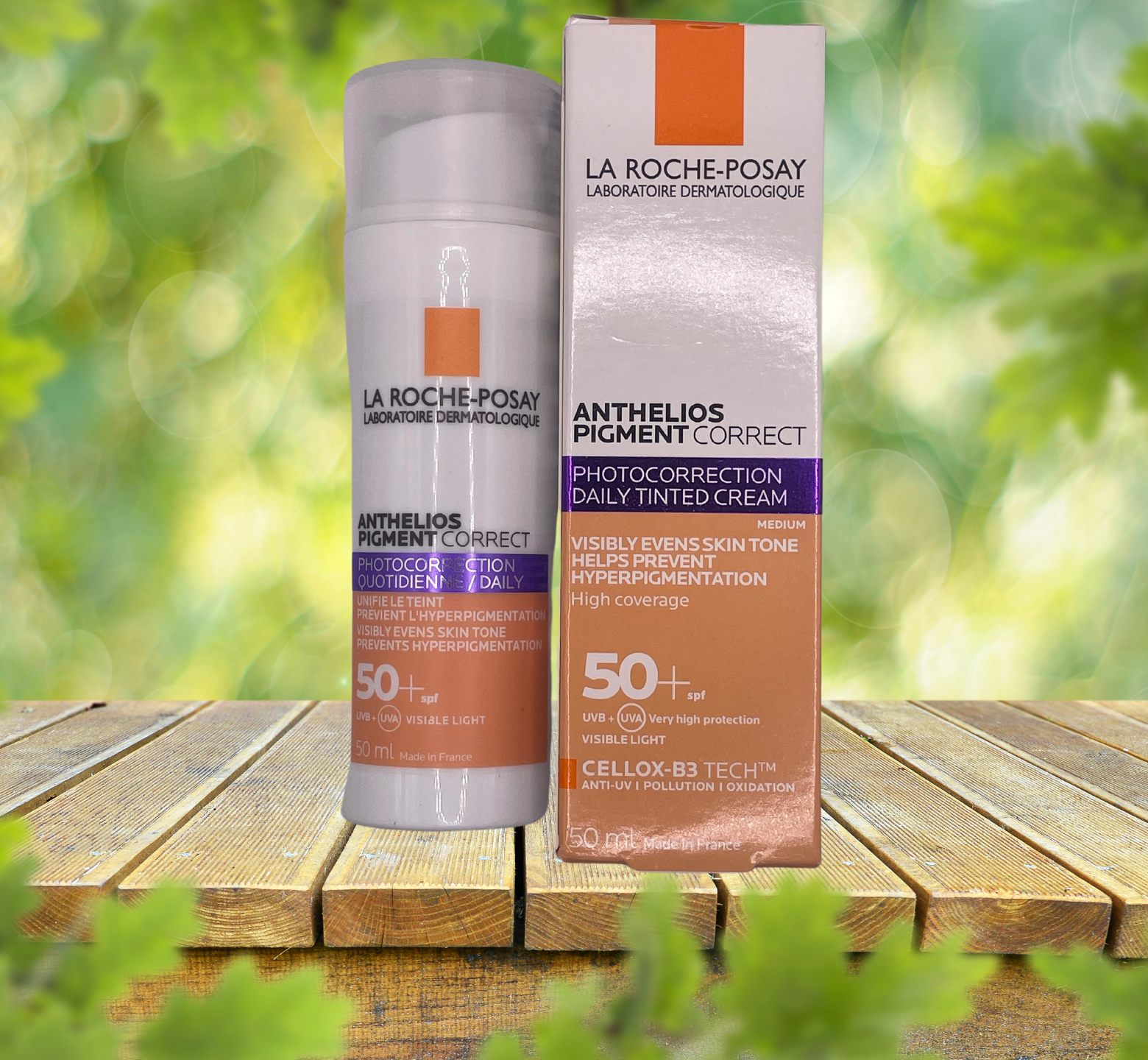 LA ROCHE-POSAY - ANTHELIOS PIGMENT CORRECT LIGHT SPF 50+ WITH PACK OPTIONS