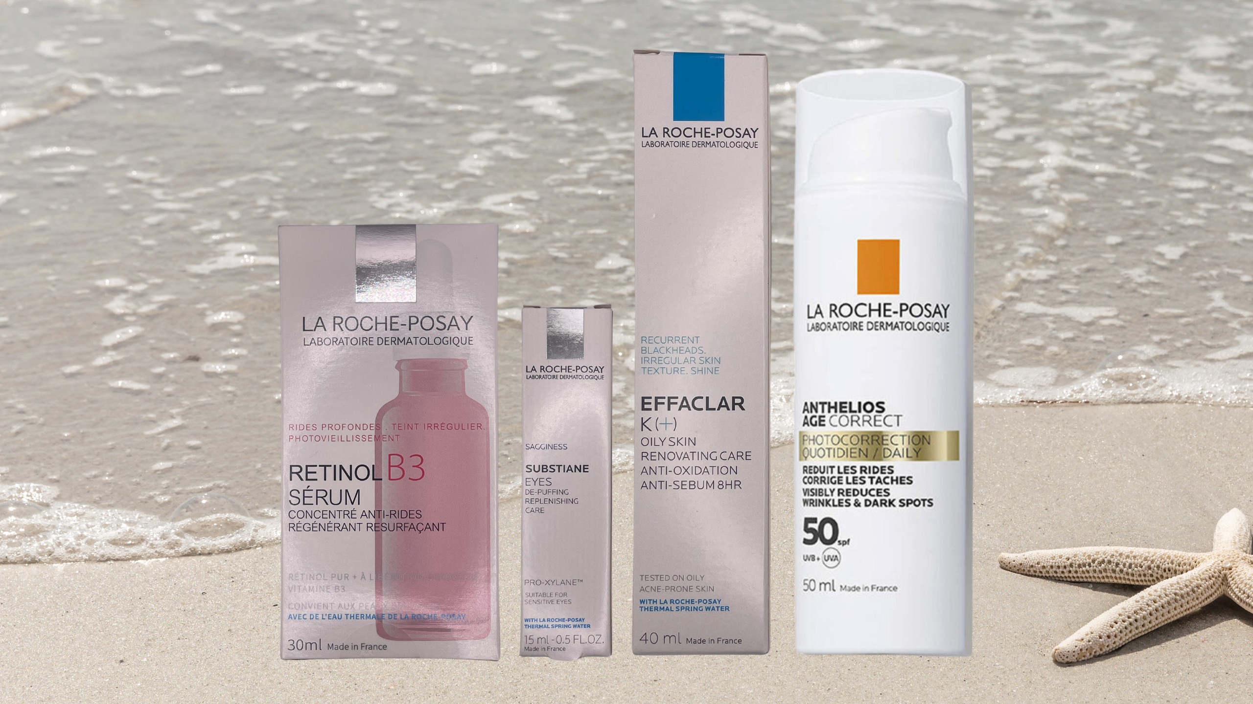 LA ROCHE-POSAY - ANTHELIOS AGE CORRECT SPF 50 WITH PACK OPTIONS
