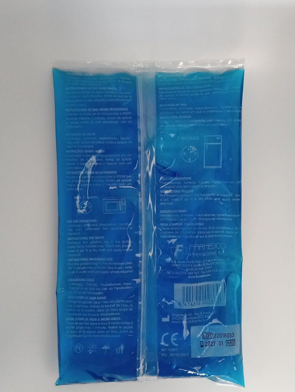 NAILINE COMPRESA FRIO CALOR REUTILIZABLE