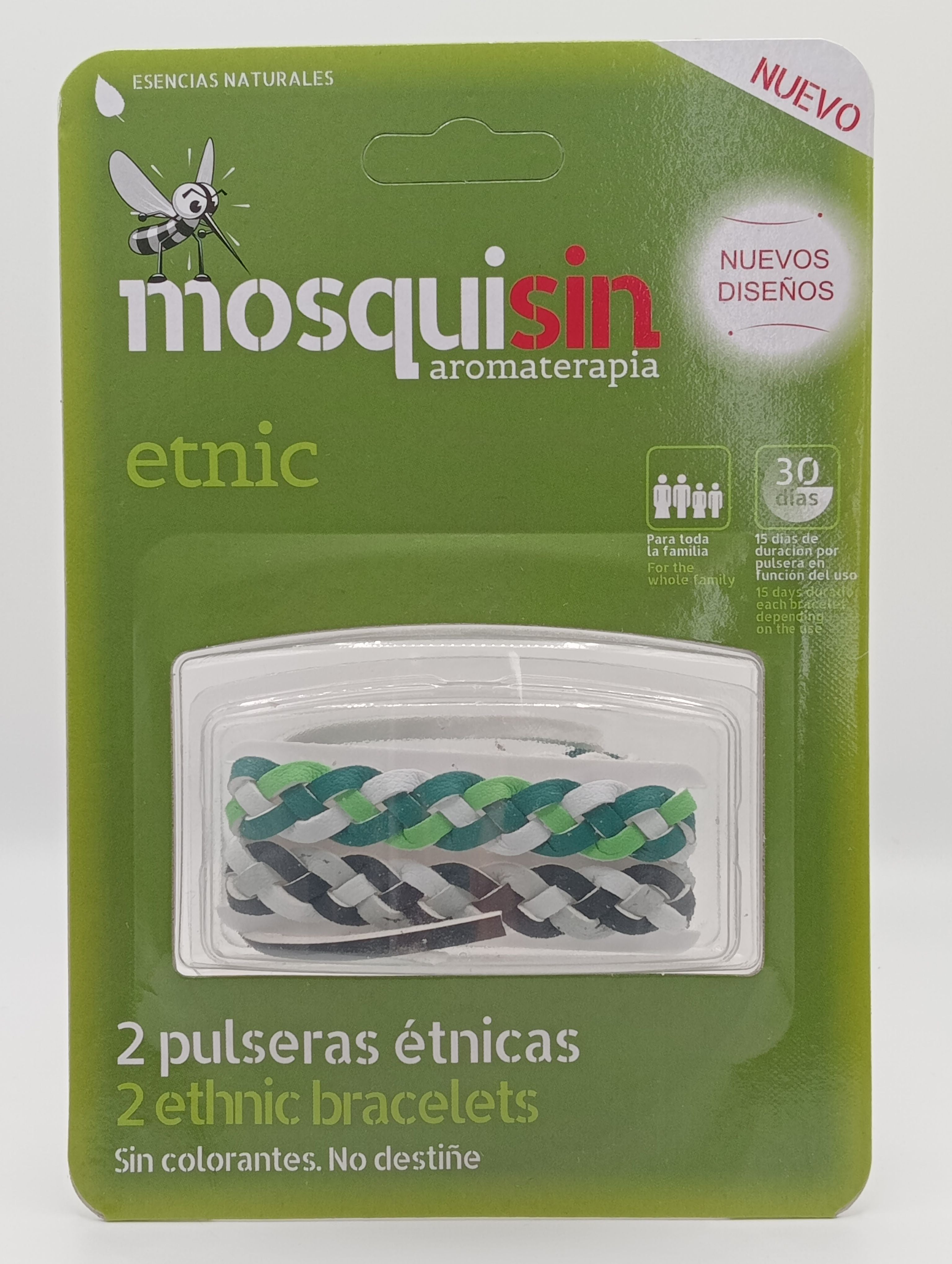 MOSQUISIN PULSERAS ETNIC 30 DÍAS