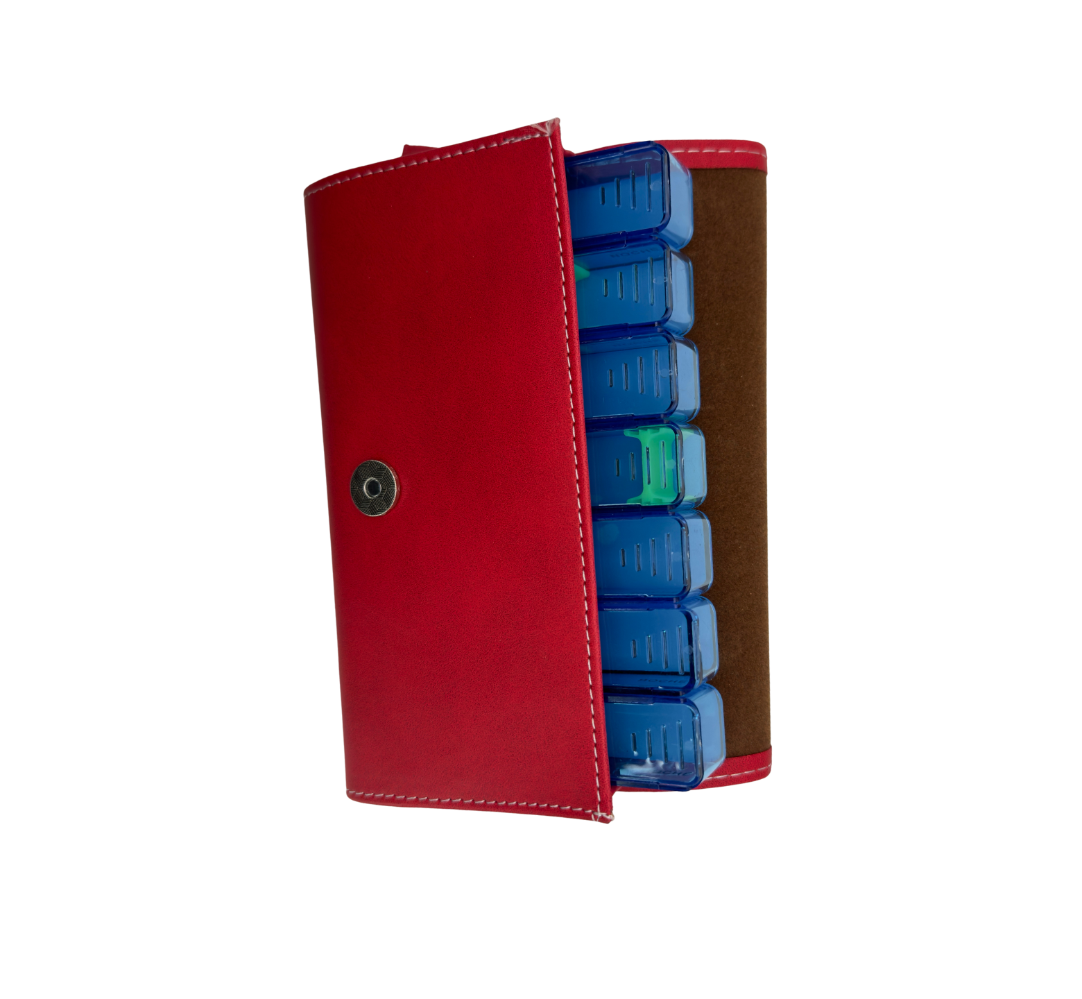 PASTILLERO SEMANAL CARTERA PIEL 7 DIAS