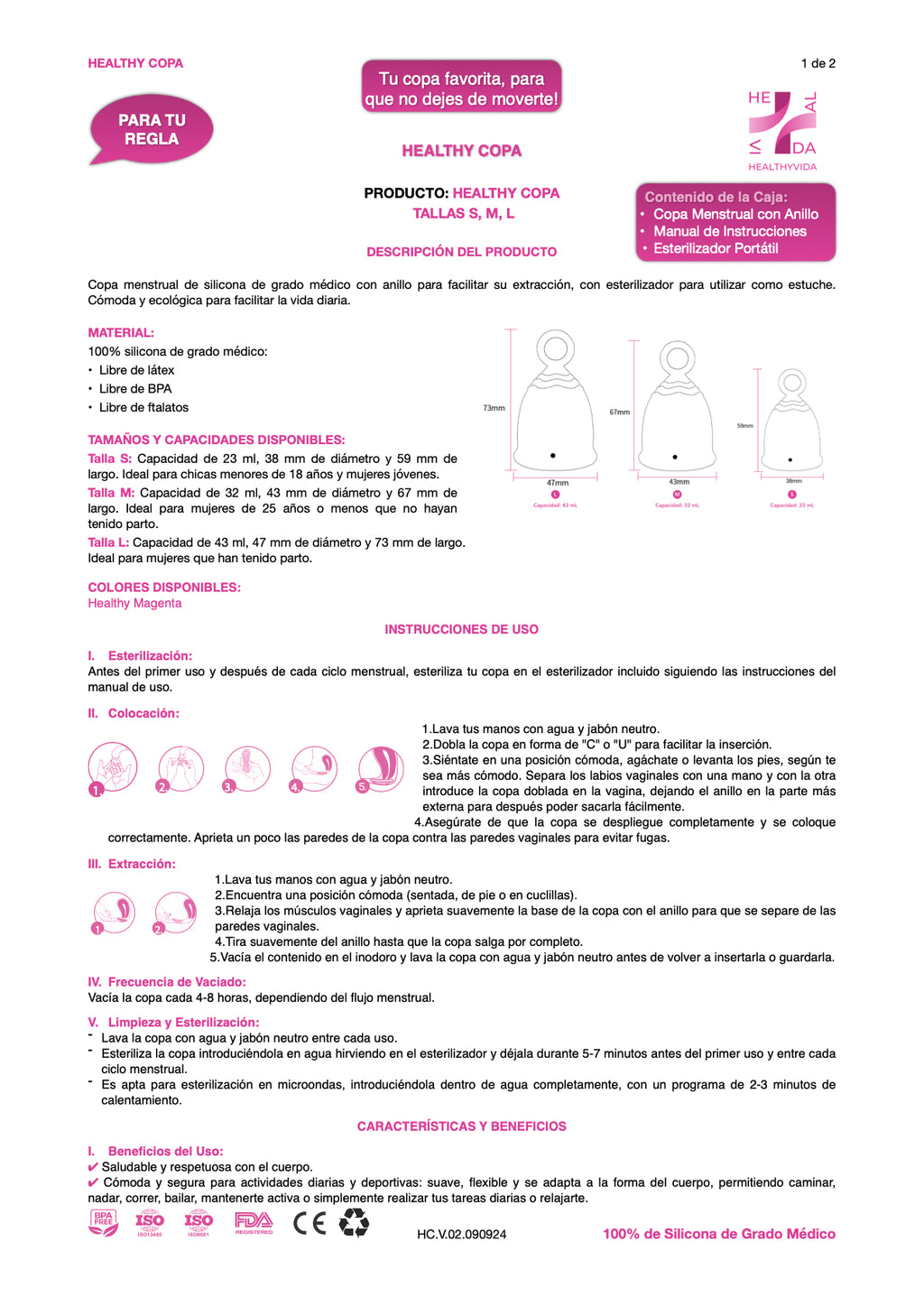 HEALTHY VIDA - HEALTHY COPA, M