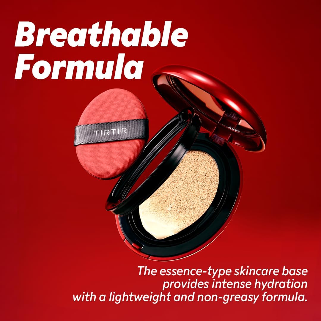 TIRTIR - Base maquillaje Mask Fit Red Cushion SPF40 PA++ 21N Ivory 18 g