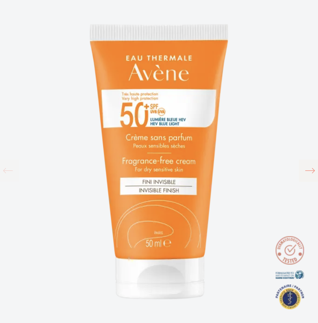 AVÈNE CREMA PIELES SENSIBLES SECAS 50ML