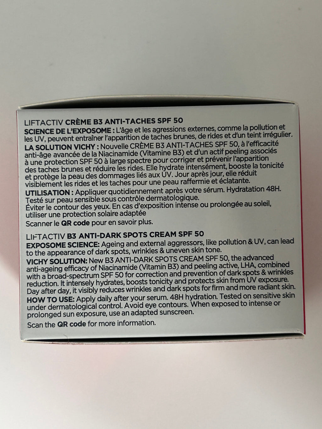 LIFTACTIV B3 ANTI-DARK SPOTS CREAM SPF50 50 ML