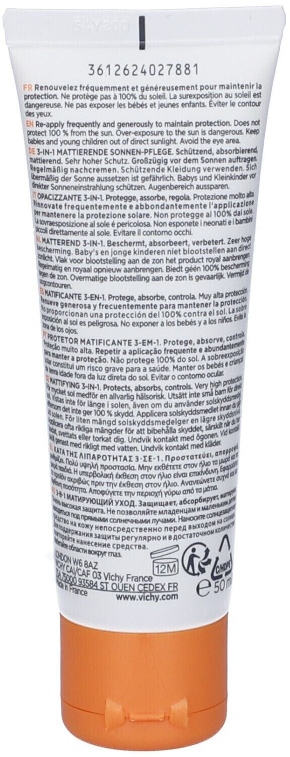 Vichy Capital Soleil Matificante 3en1 SPF50+ 50 ml