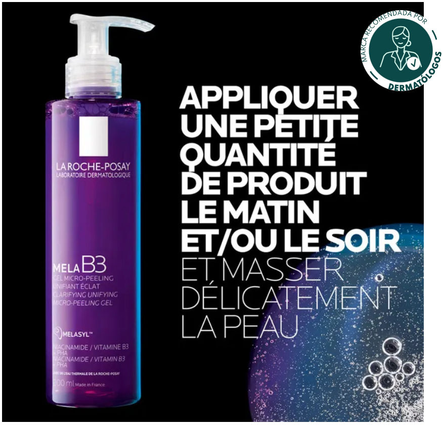 La Roche-Posay - Mela B3 Gel Micro-Peeling Unificante Resplandor 200 ml