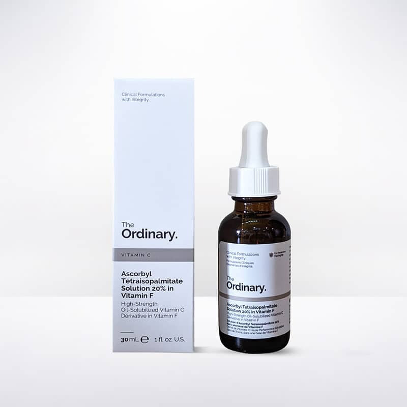 The Ordinary Ascorbyl Tetraisopalmitate 20% en Vitamina F (30 ml)