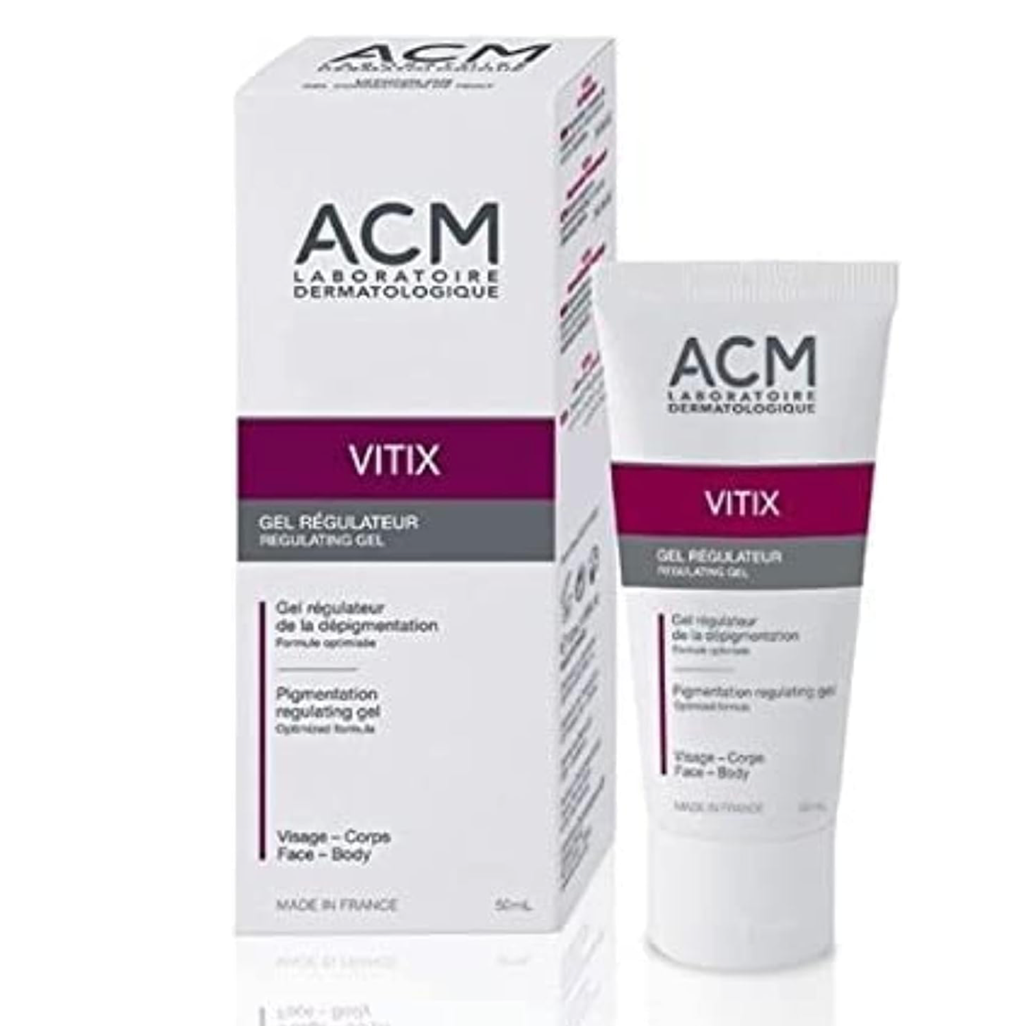 ACM - Vitix Gel Regularizador De Pigmentación Para Cara Y Cuerpo, 50 Ml