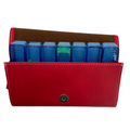 Pastillero Semanal de Cartera en Piel Sintética con Espacios Separados para Tratamiento de Toda la Semana
