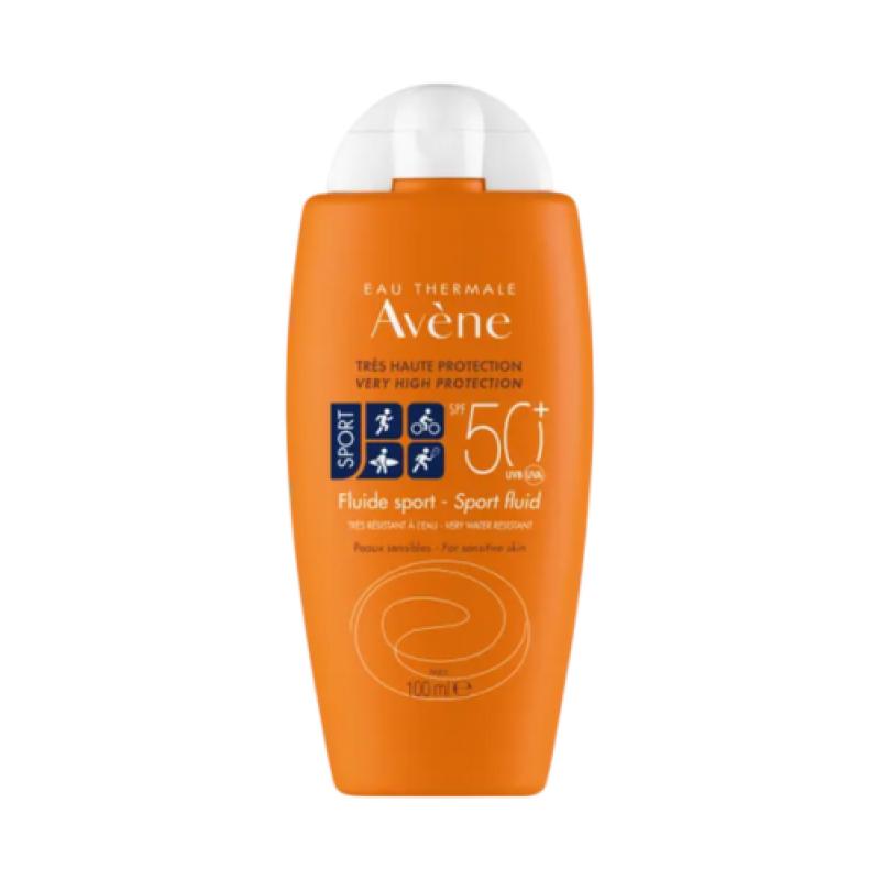 Avène - Fluido Sport SPF50+ protector solar facial y corporal 100 ml resistente al agua