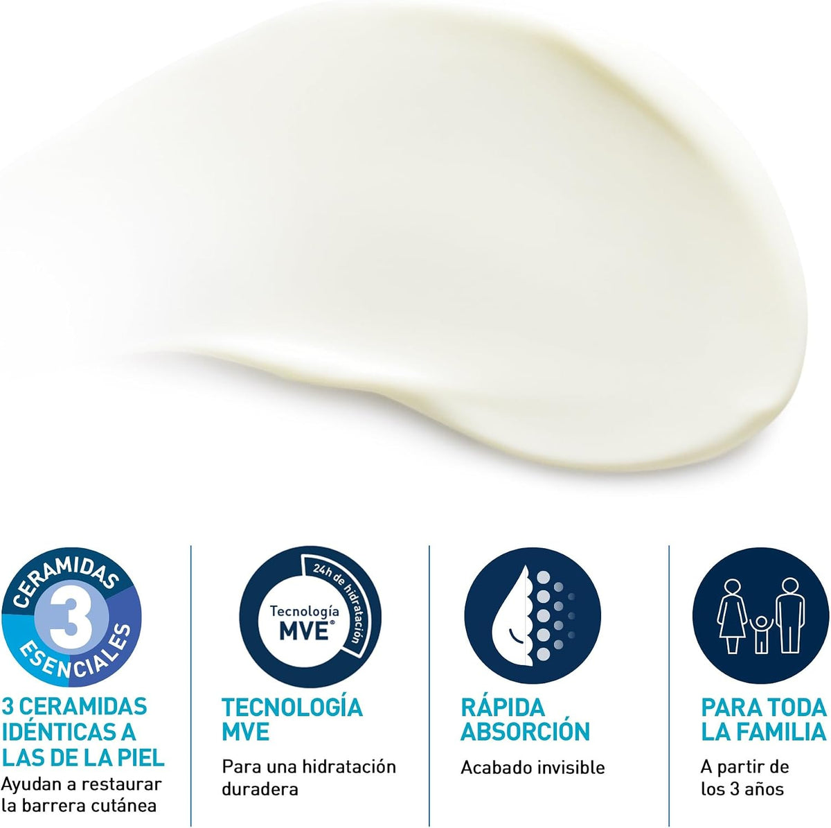 CeraVe - Loción protectora invisible hidratante SPF 50  (177 ml)