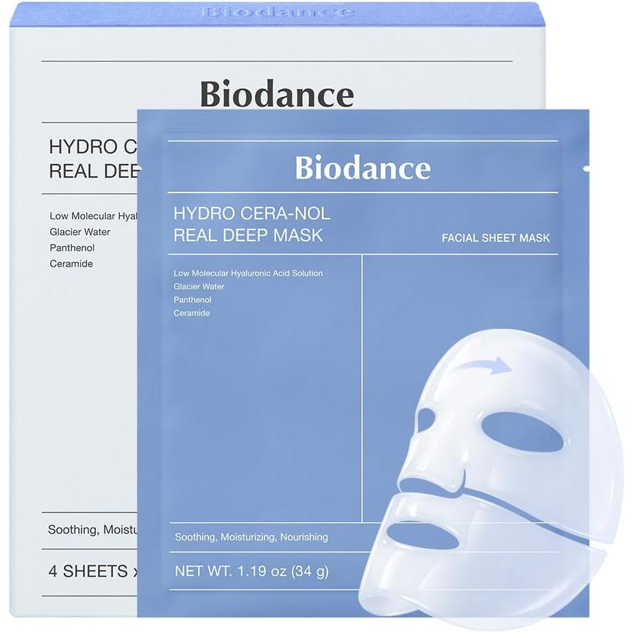 Biodance - Hydro Cera-Nol Real Deep Mask 4 sheets 34 g