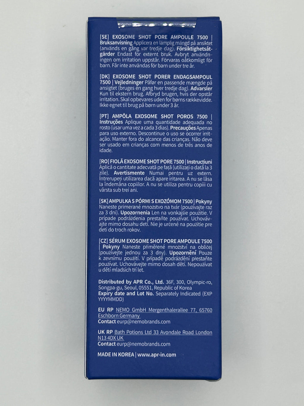 Exosome Shot Pore Serum 7500 30 ml