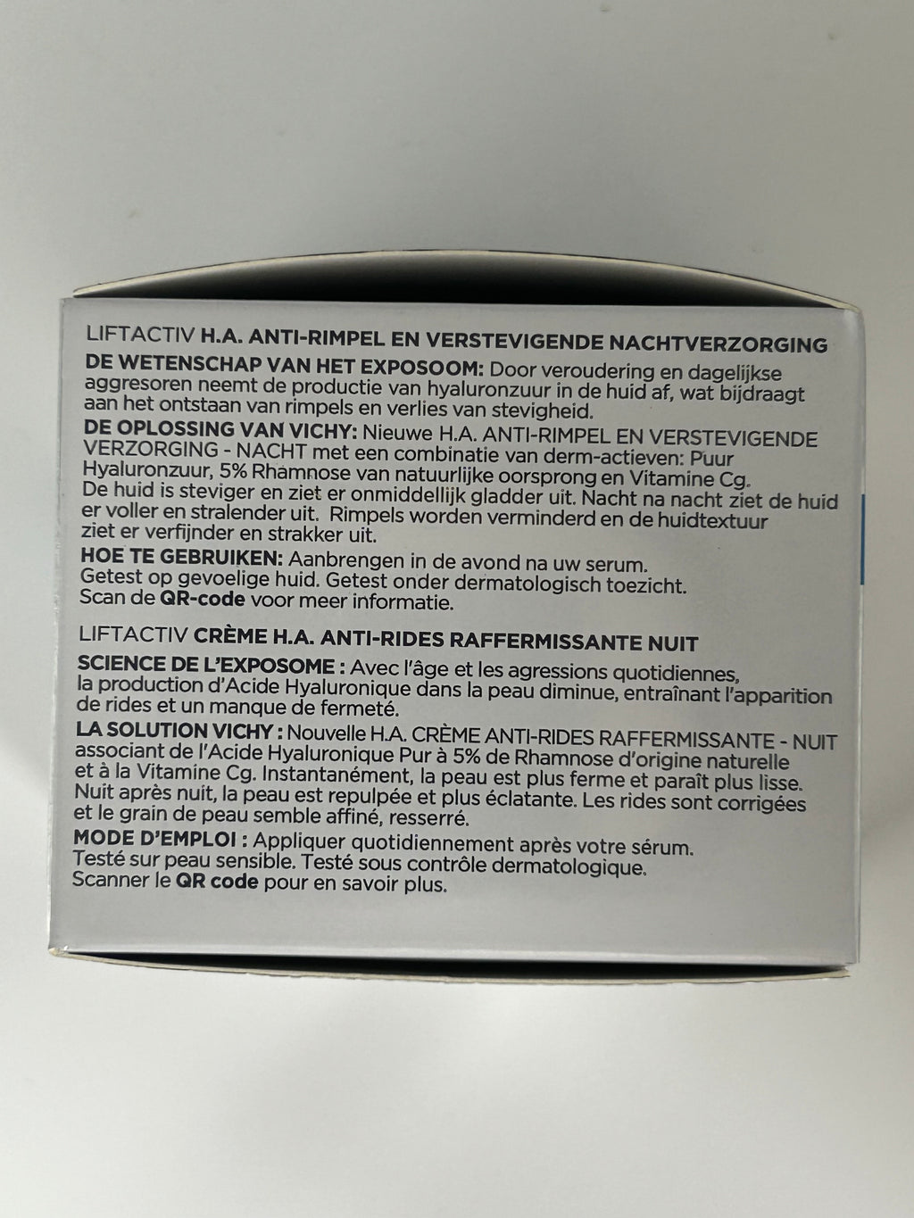 LIFTACTIV CREME H.A.ANTI-RIDE RAF. AC HY NUIT 50 ML