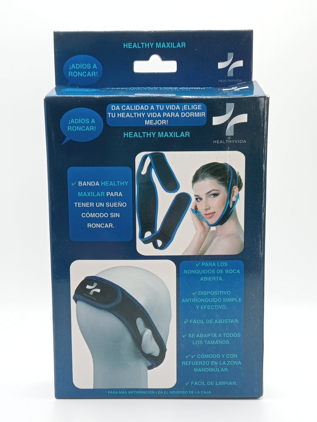 Banda Anti Ronquido Healthy Maxilar - Salud - Elastina y Neopreno