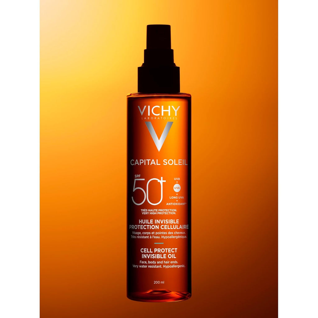 Vichy - Aceite solar Capital Soleil Cell Protect Oil SPF50+  200 ml