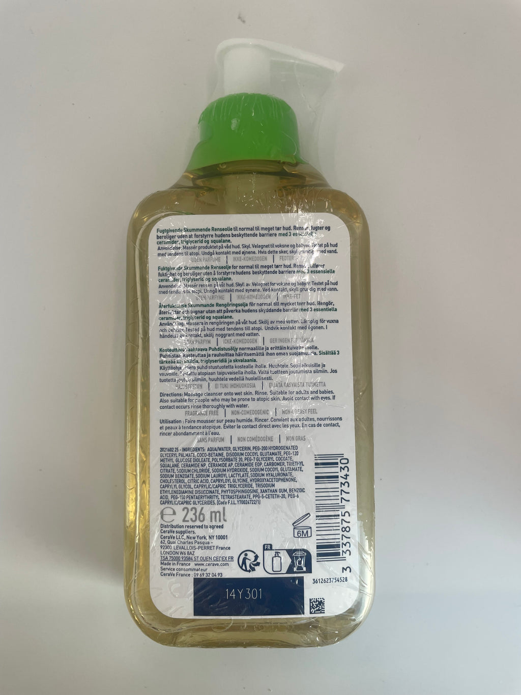 HYDRATING FOAMING OIL CLEANSER 236 ML