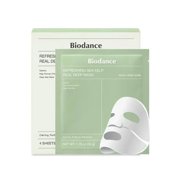 Biodance - Refreshing Sea Kelp - Real Deep Mask 4 sheets 34 g
