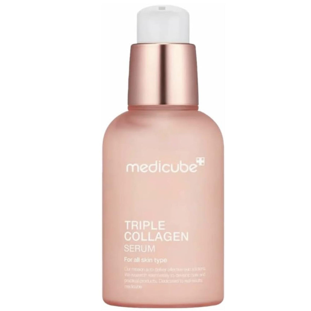 Medicube - Serum Facial Triple Colágeno 55 ml con Colágeno Hidrolizado, Atelocolágeno y Soluble para Elasticidad, Hidratación Profunda y Glow Rejuvenecedor en Todos los Tipos de Piel