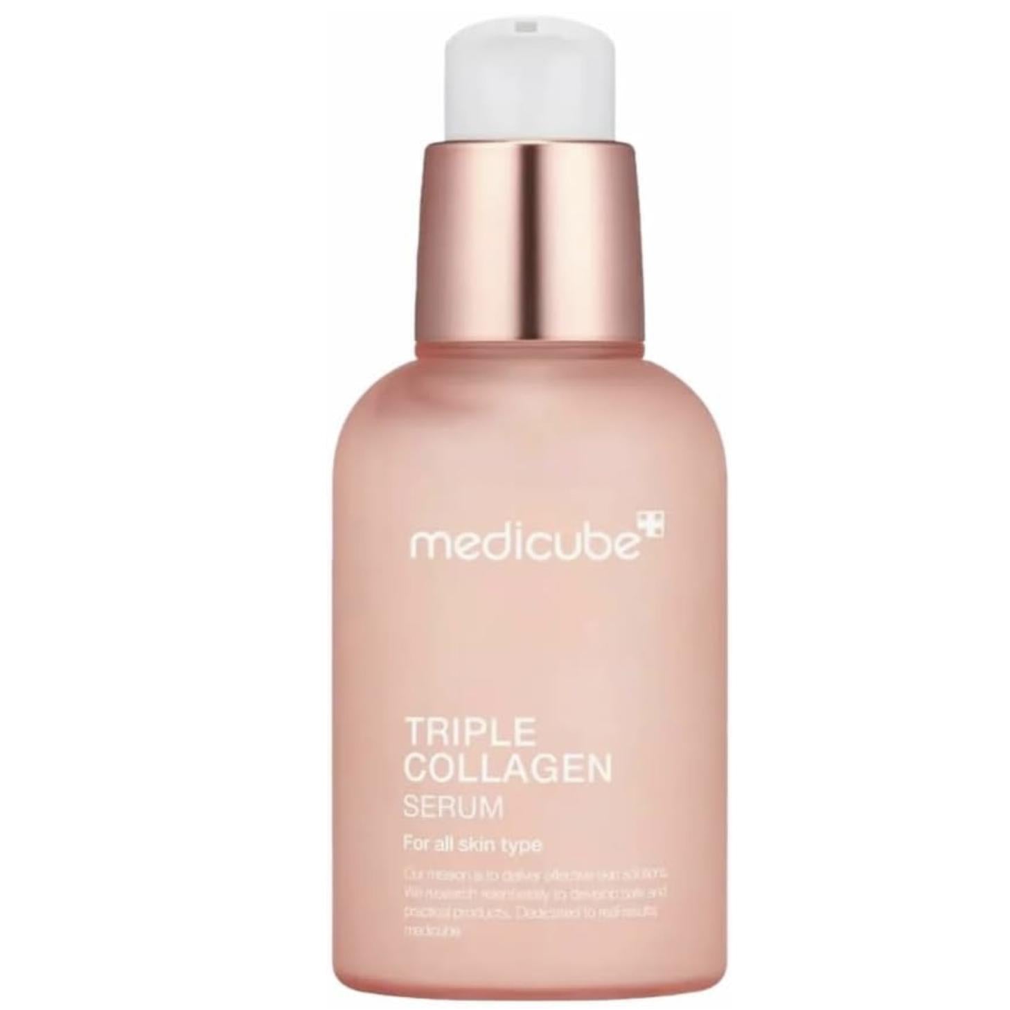 Serum Facial Triple Colágeno 55 ml con Colágeno Hidrolizado, Atelocolágeno y Soluble para Elasticidad, Hidratación Profunda y Glow Rejuvenecedor en Todos los Tipos de Piel