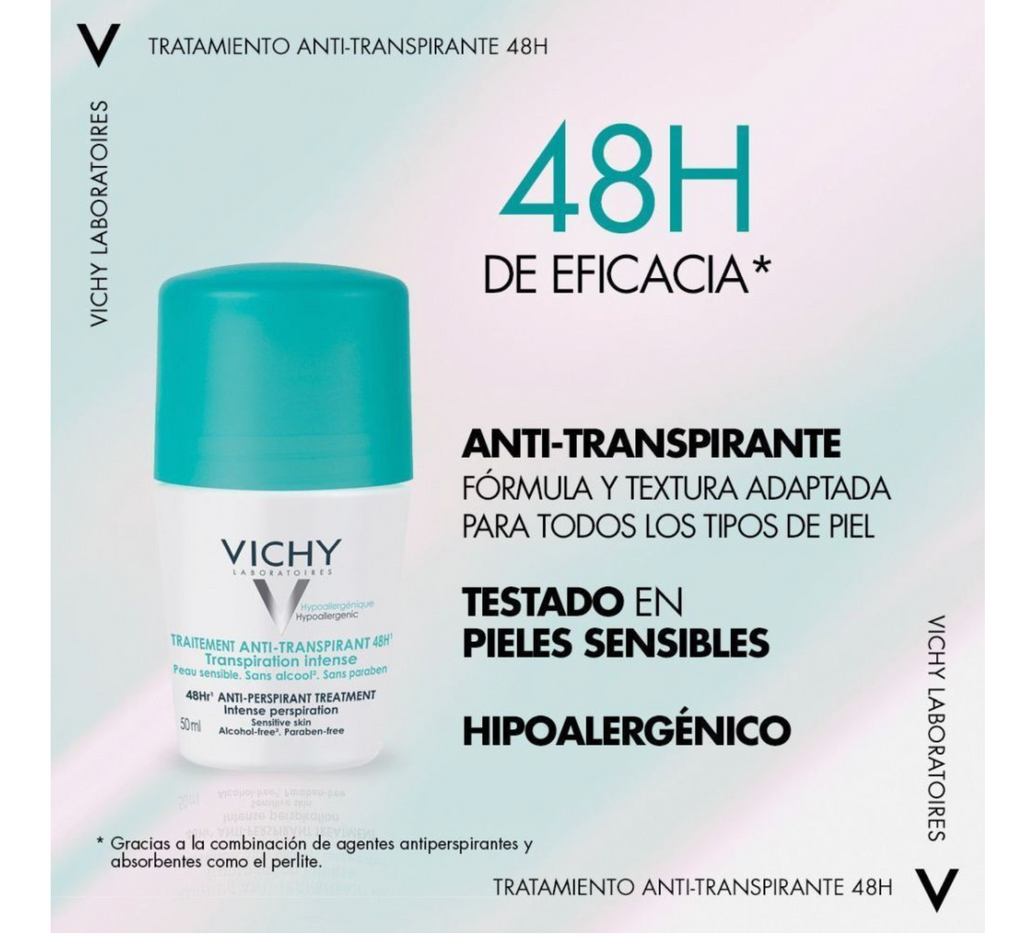 Desodorante Traitement Anti-Transpirant 48H Desodorante Roll-On 50 ml