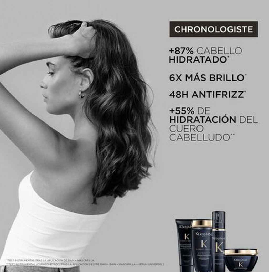 Chronologiste - Trio: Champú Bain Régénérant (250 ml) + Mascarilla 	Masque tense Régénérant (20	0 ml) + Huile de Parfum (75 ml)