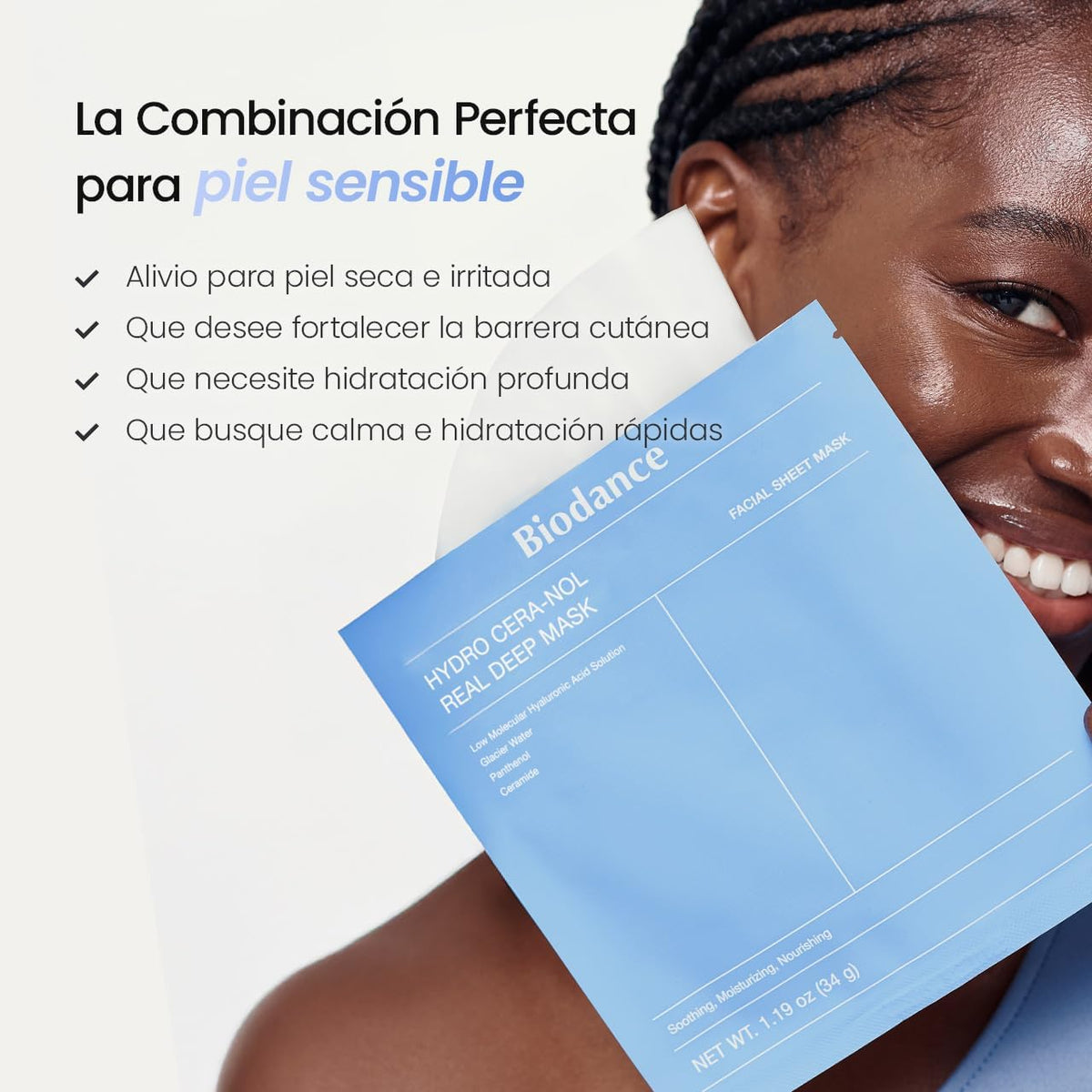 Biodance - Hydro Cera-Nol Real Deep Mask 4 sheets 34 g