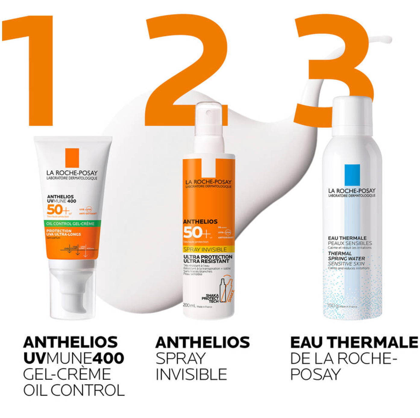 Anthelios UVMune 400 Gel-Crema Solar Facial Sin Perfume SPF 50+