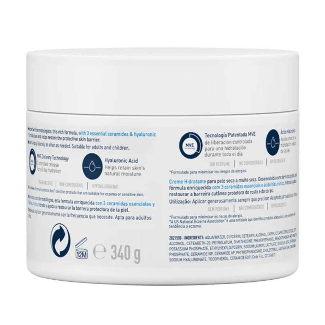 MOUSTURISING CREAM, 340 G