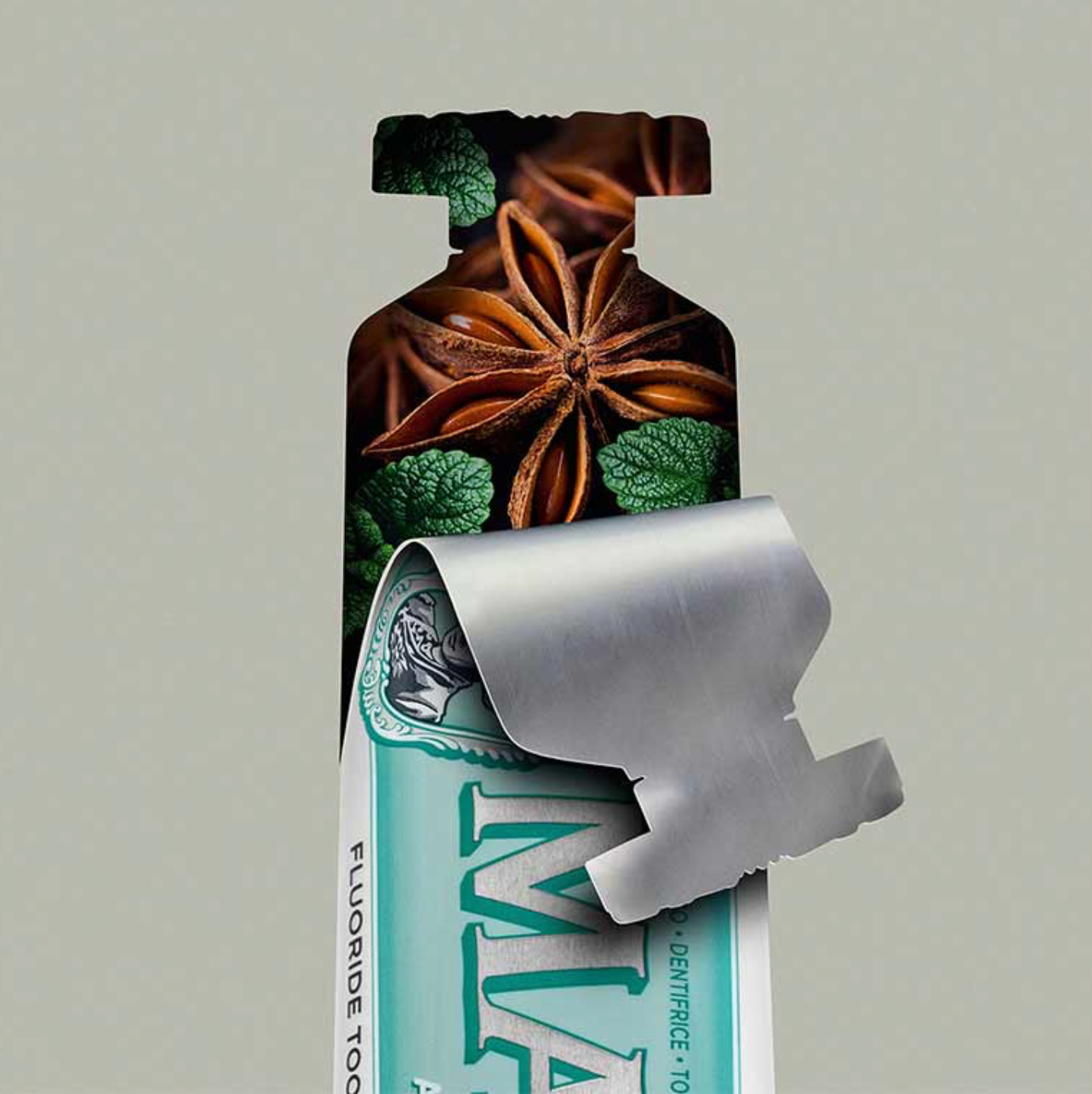 Marvis - Pasta de dientes Anise Mint 85 ml para cuidado bucal premium, con flúor y xilitol contra caries, fórmula vegana concentrada y sin conservantes