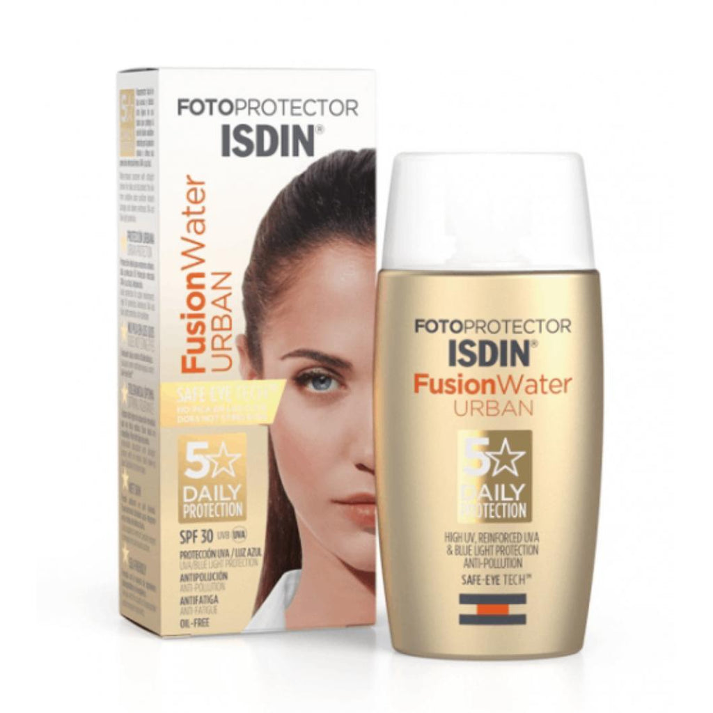 ISDIN - Crema solar facial Fusion Water Urban SPF30 30 ml