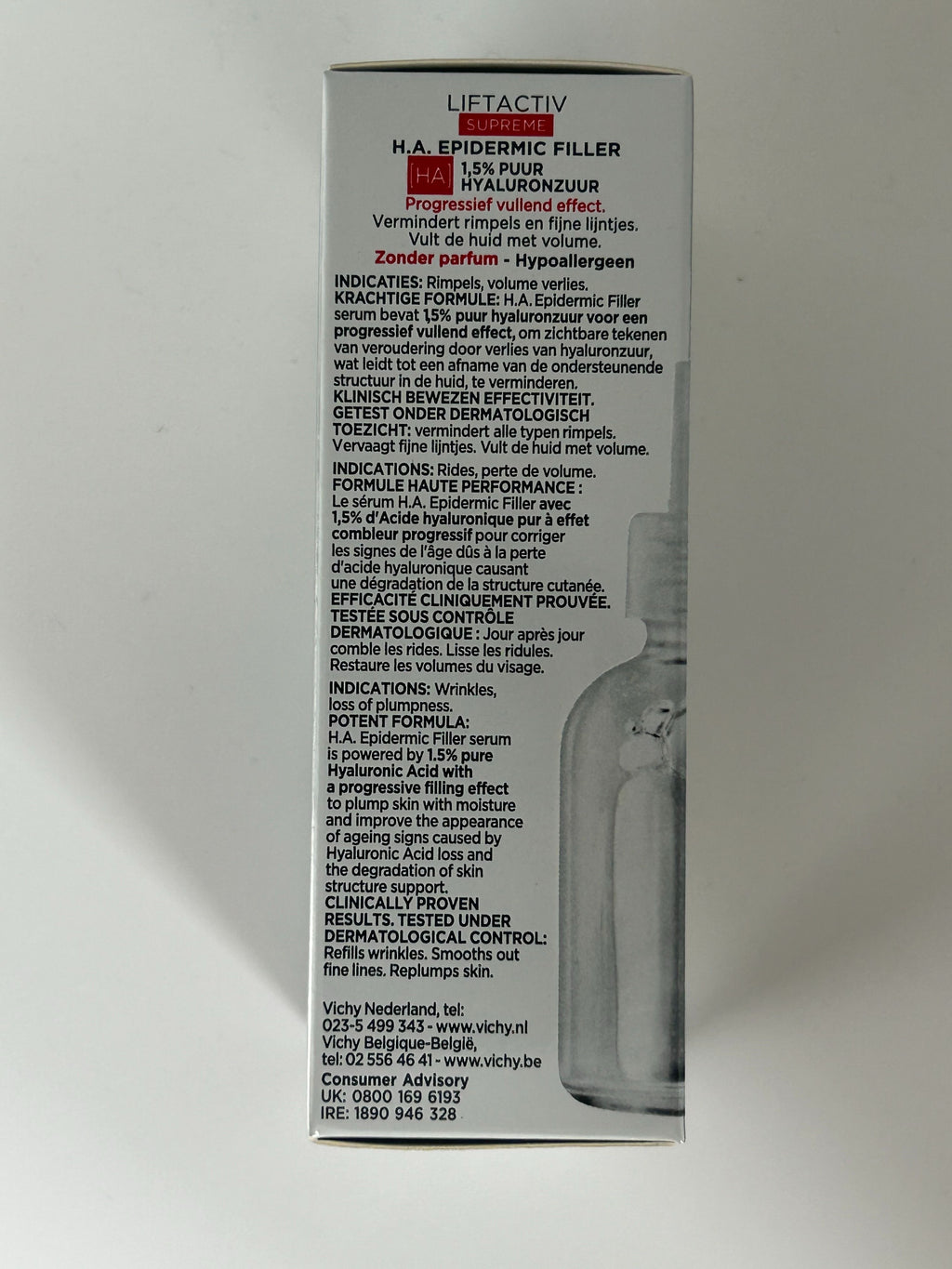 VICHY - LIFTACTIV H.A. EPIDERMIC FILLER 1,5 A HY PUR 30 ML