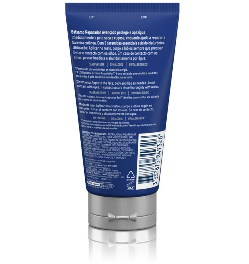 Ungüento Curativo 50 ml para Piel Muy Seca, Irritada y Sensible, con Petrolato, Hidratación Intensa sin Sensación Grasa,