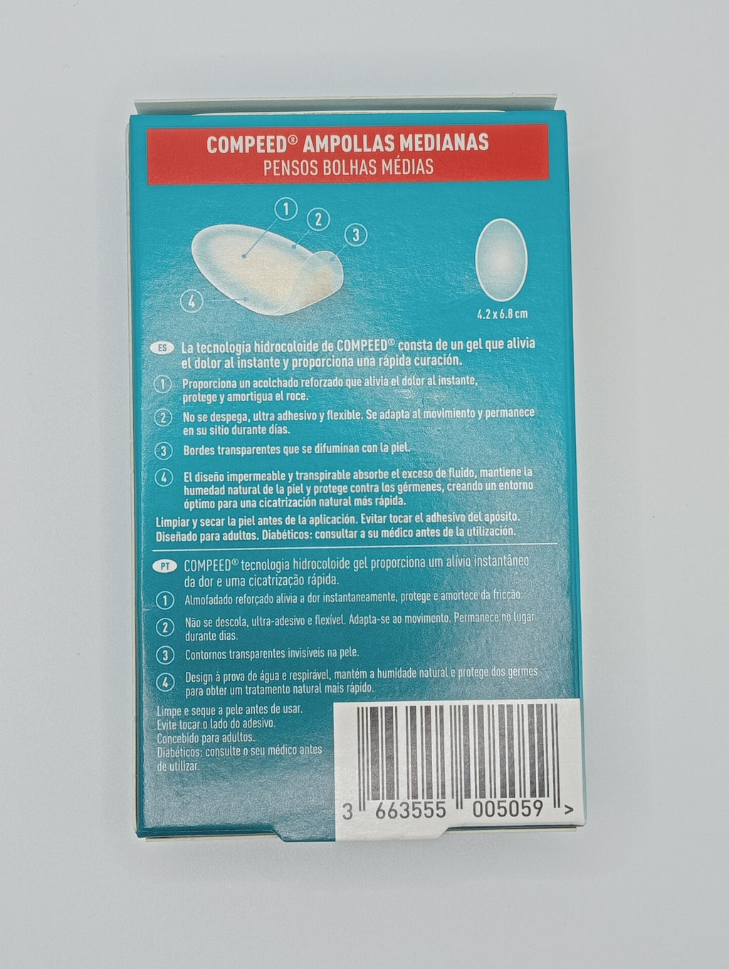 COMPEED AMPOLLAS MEDIANAS PACK AHORRO 10 UD