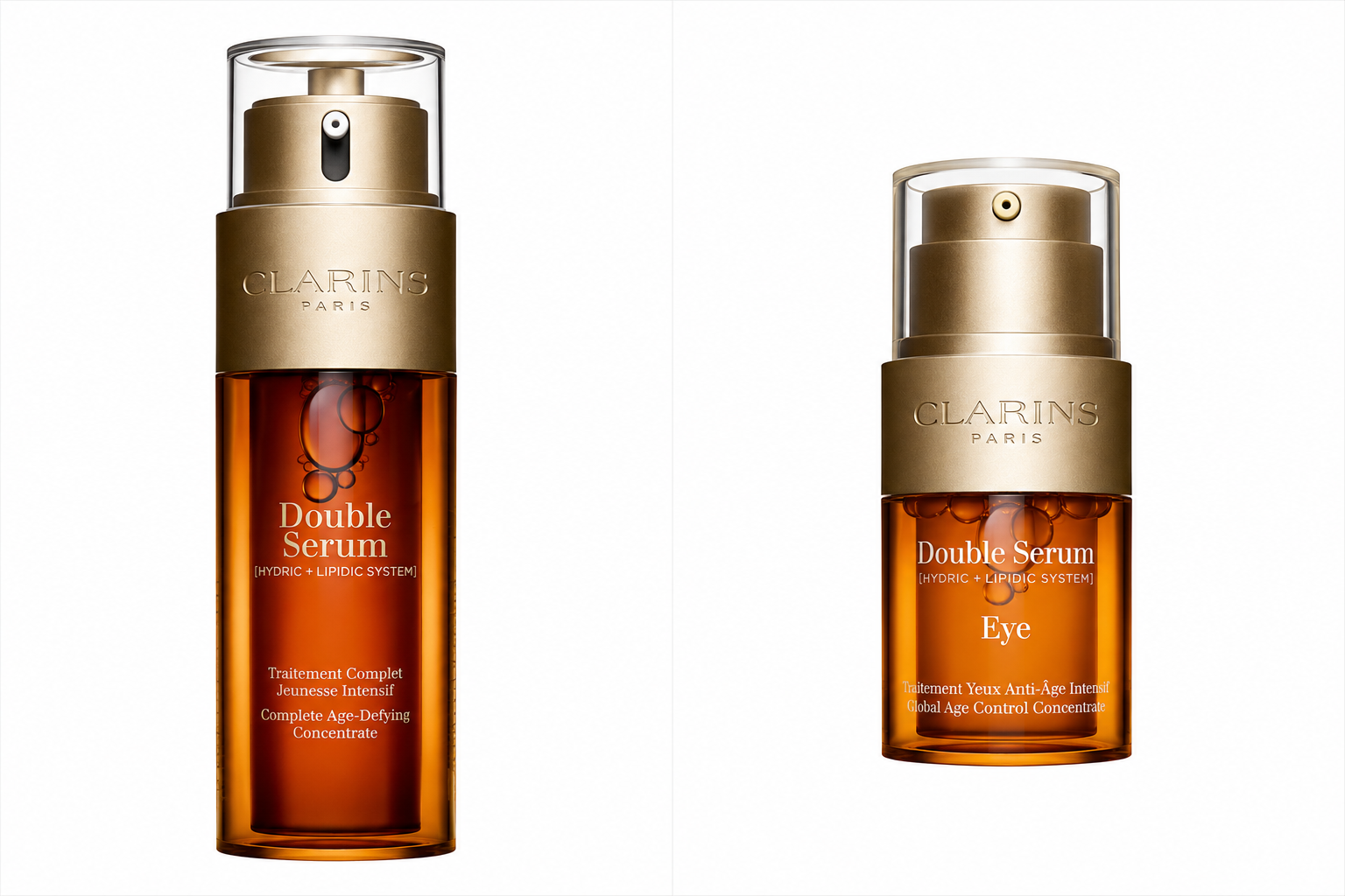 Clarins - Colección Travel Exclusive Double Serum (Pack 2) 50ml eye  20ml