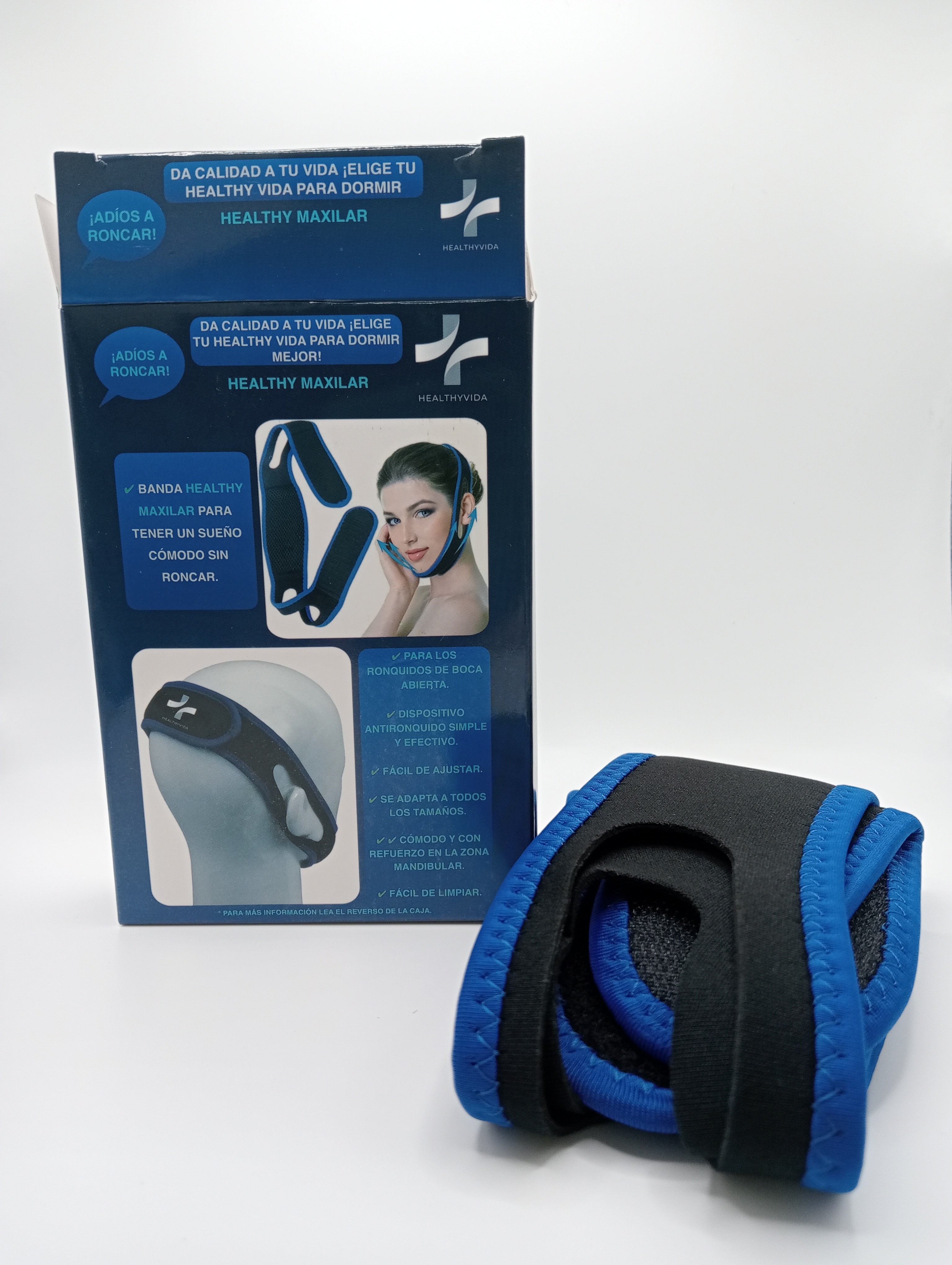 Banda Anti Ronquido Healthy Maxilar - Salud - Elastina y Neopreno