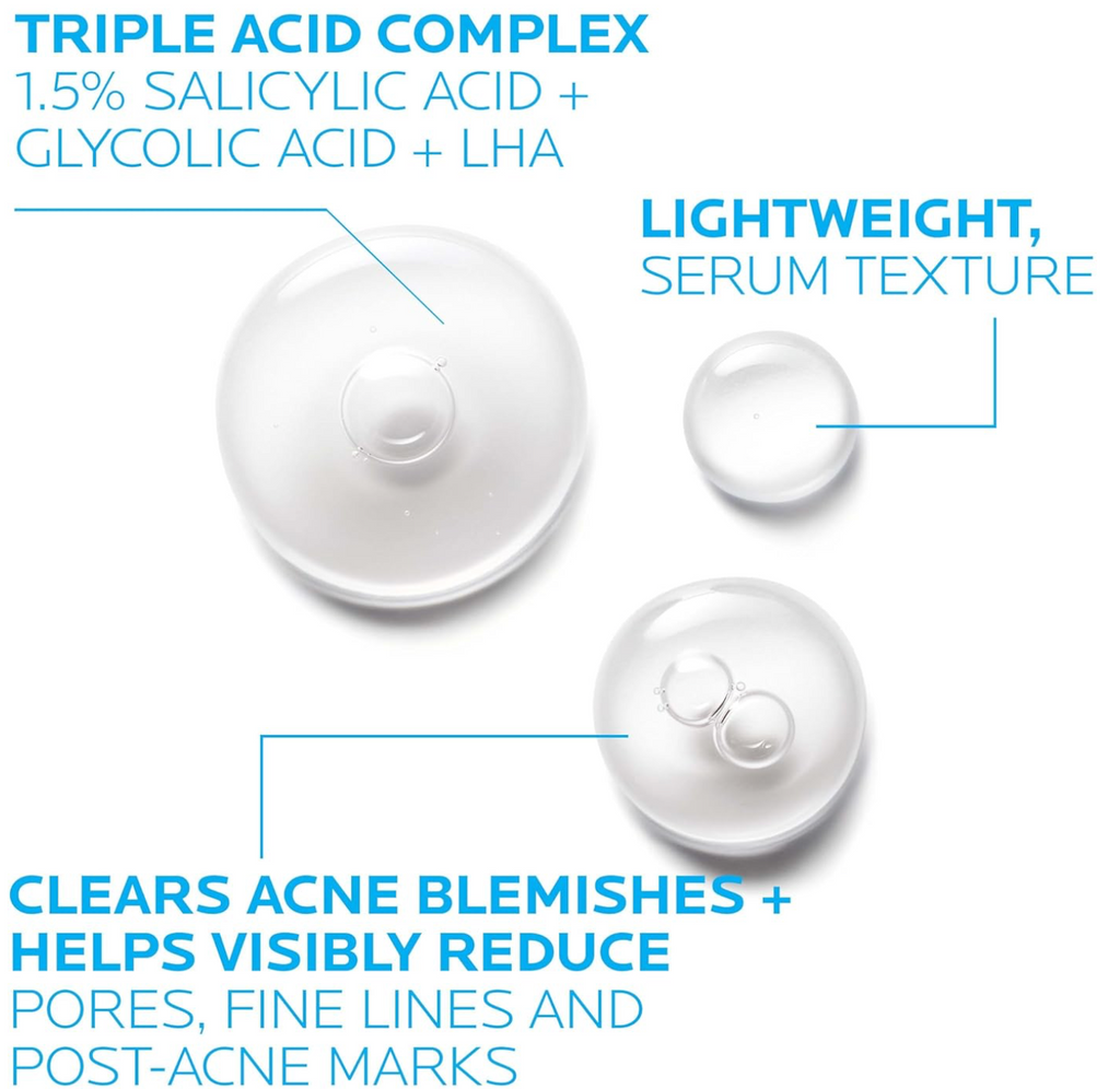 La Roche-Posay - Sérum Effaclar Ultra Concentrated facial para todo tipo de piel 30 ml