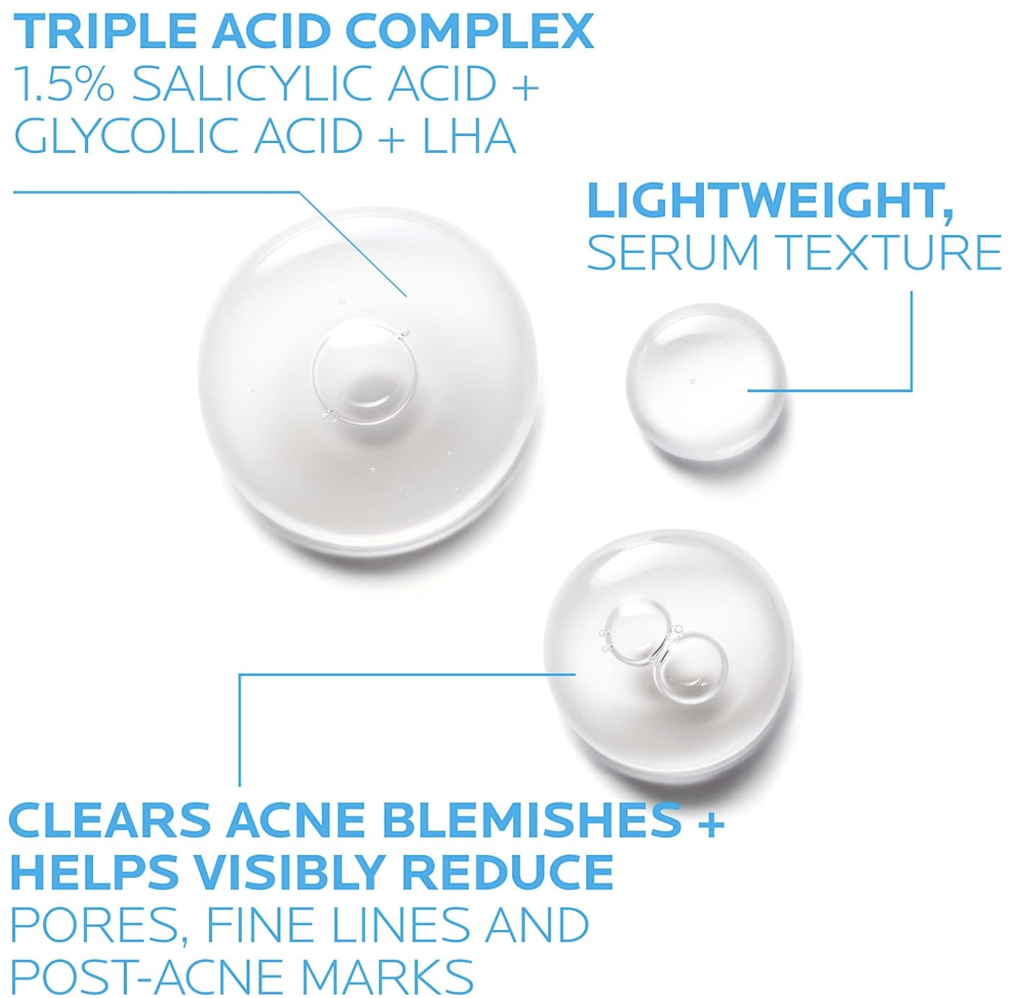 La Roche-Posay - Sérum Effaclar Ultra Concentrated facial para todo tipo de piel 30 ml