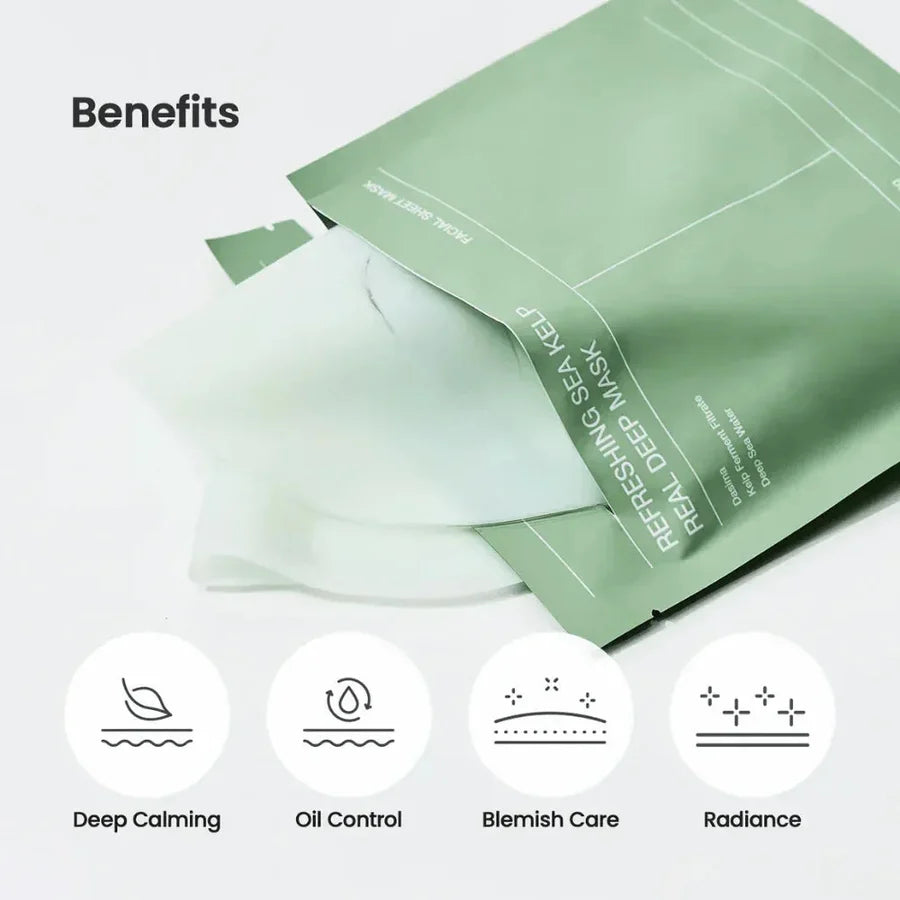 Biodance - Refreshing Sea Kelp - Real Deep Mask 4 sheets 34 g