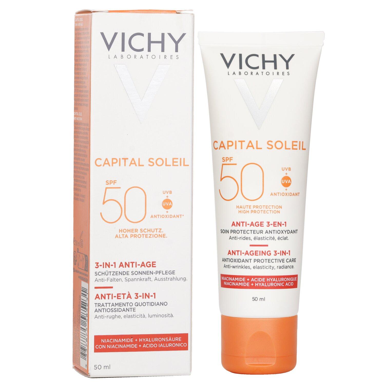 Vichy - Protector solar facial Capital Soleil Antiedad 3  (50ml)